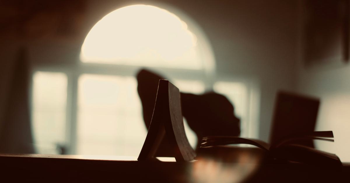 Calm Trader at Desk