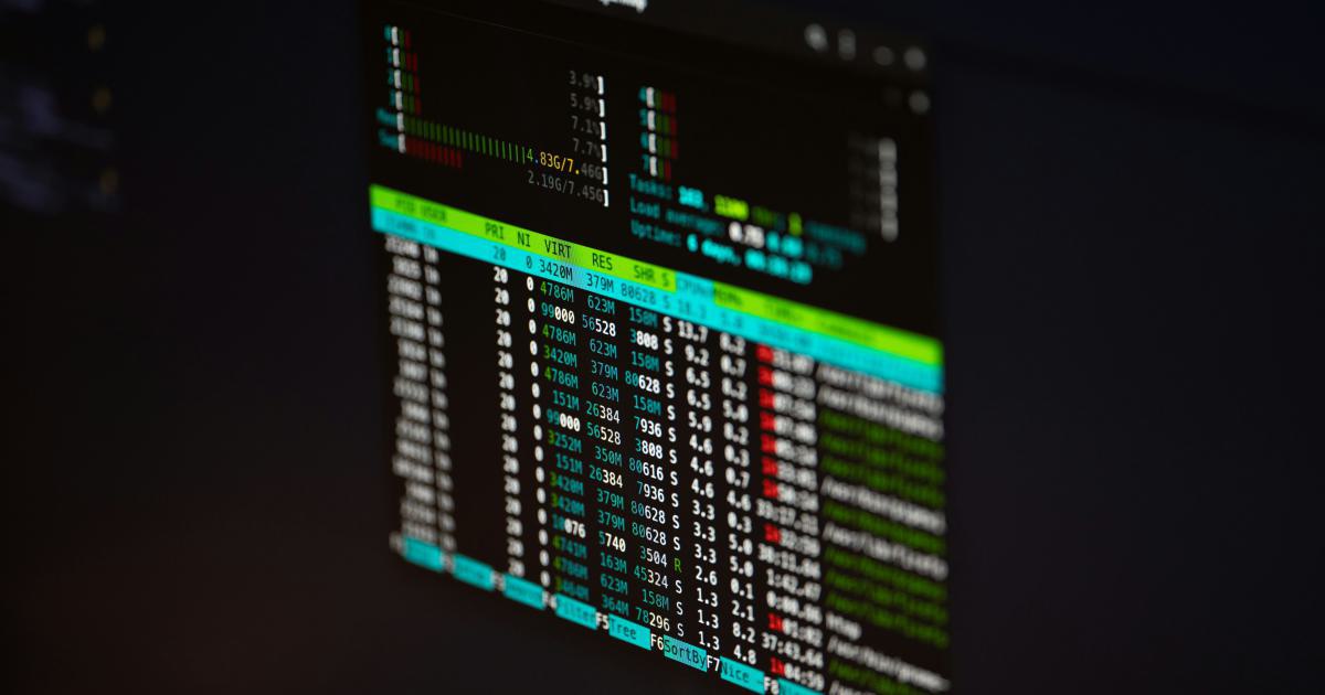 Trading Software Interface