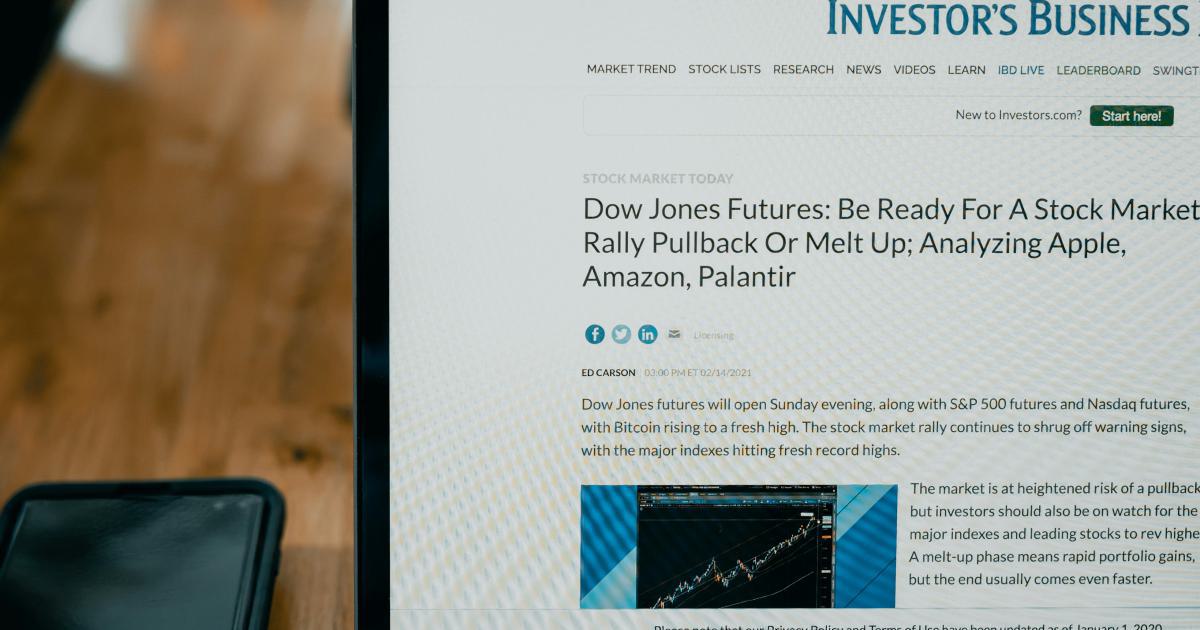 Diversified investment portfolio displayed on a graph