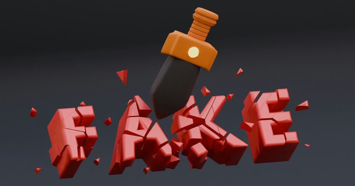 Illustration of fake crypto advertisement