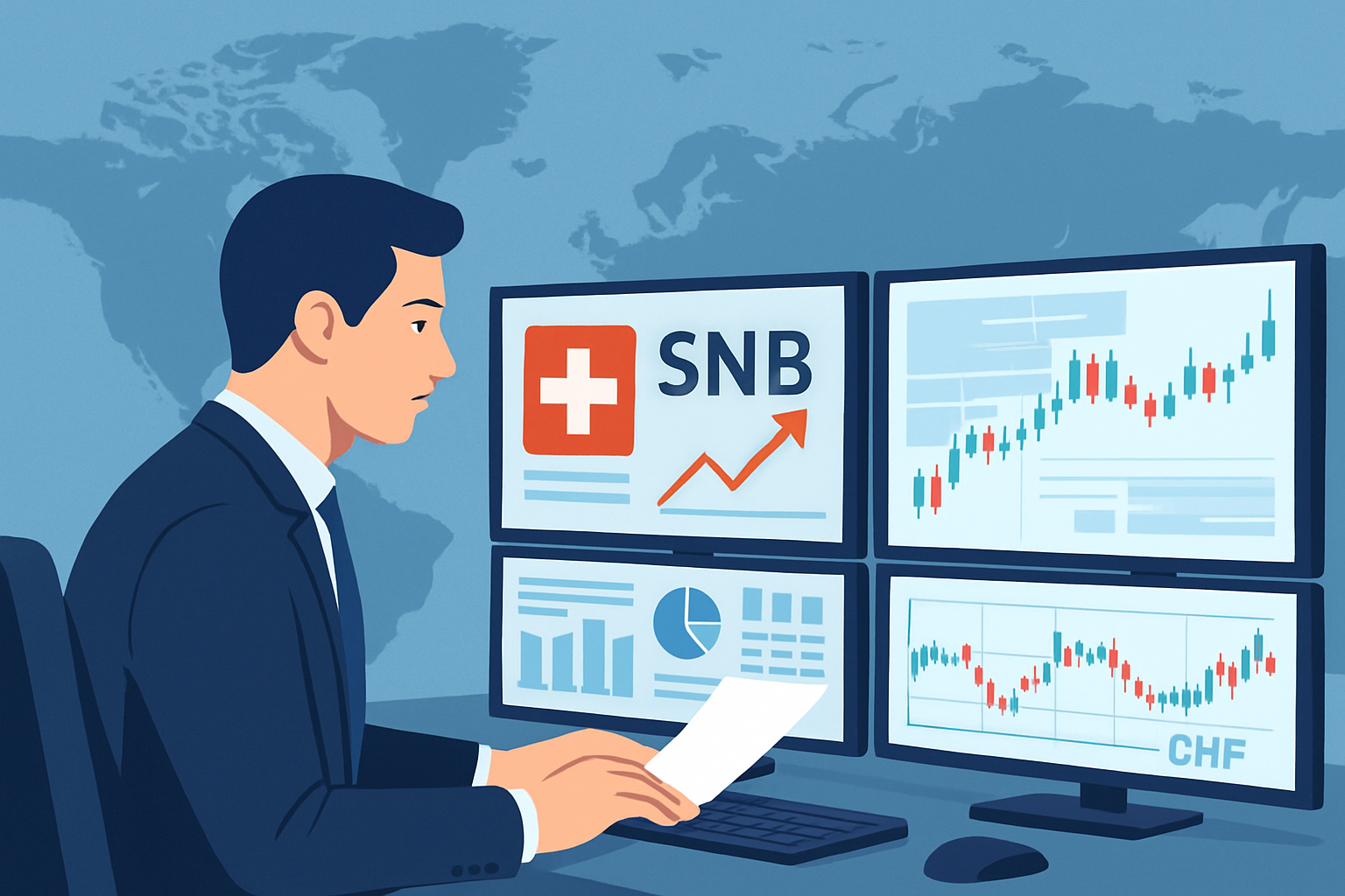 How to interpret Swiss central bank announcements for trading?