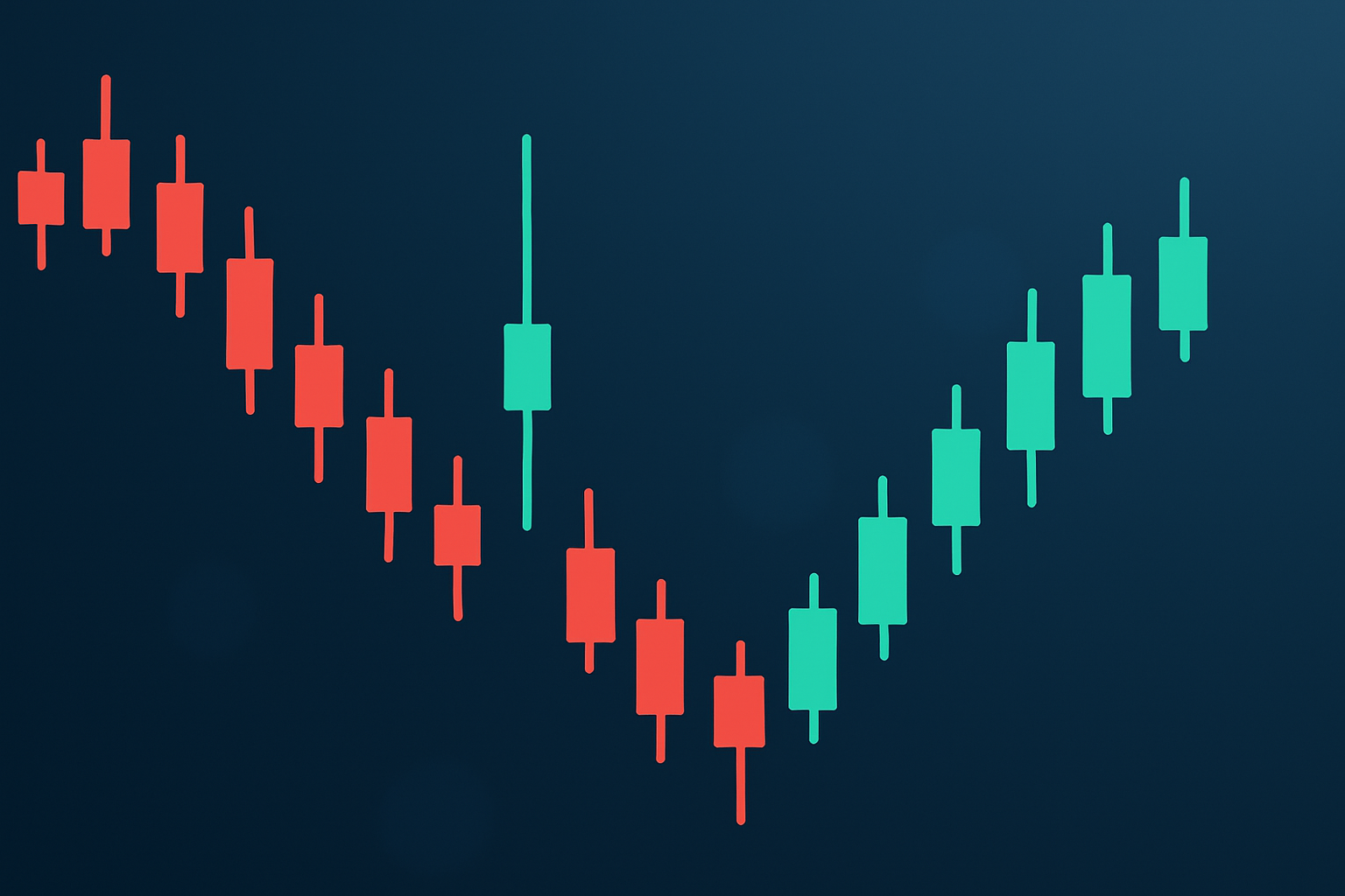 Recognizing the inverted hammer candlestick in charts