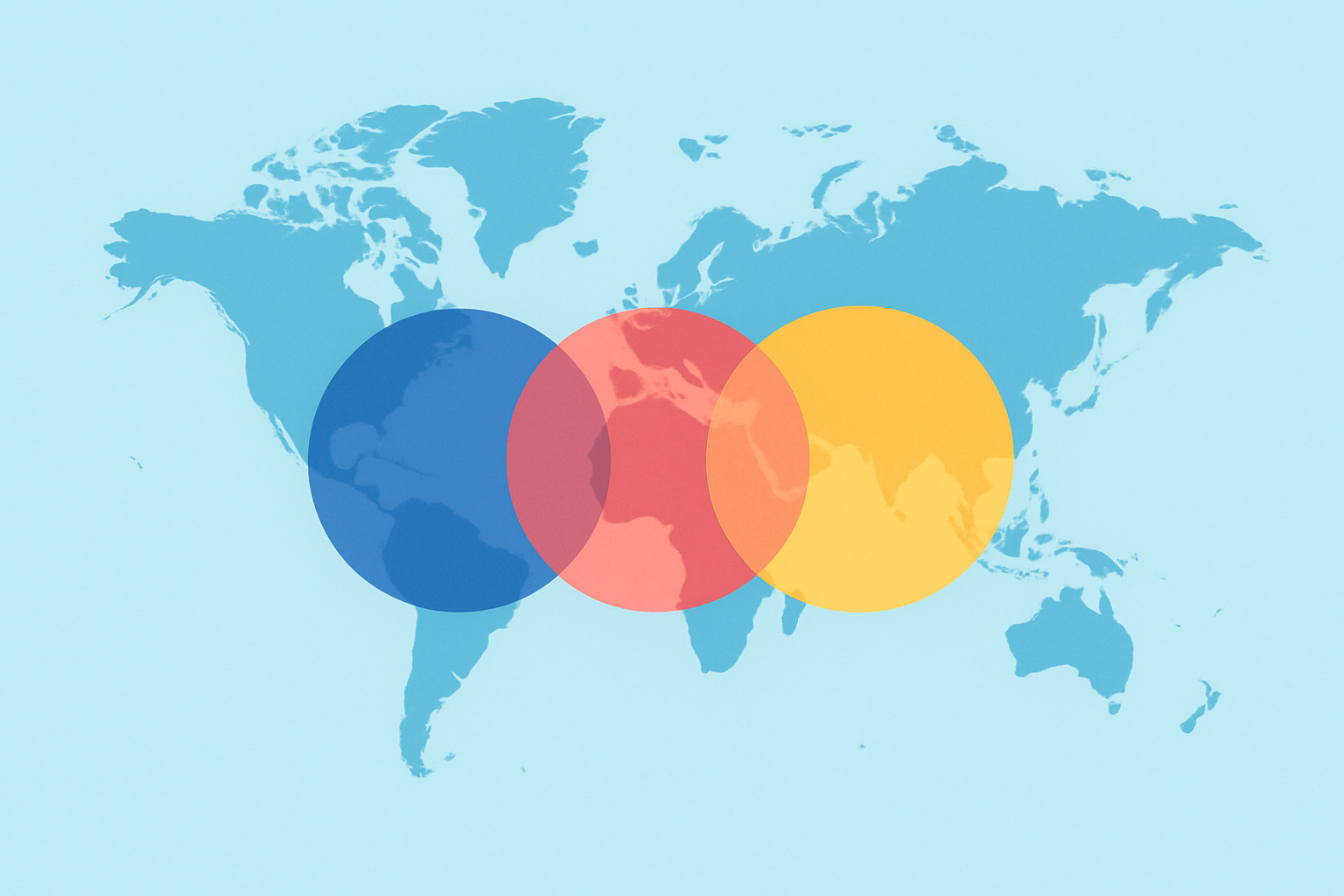 Visual representation of forex market sessions overlapping across the globe