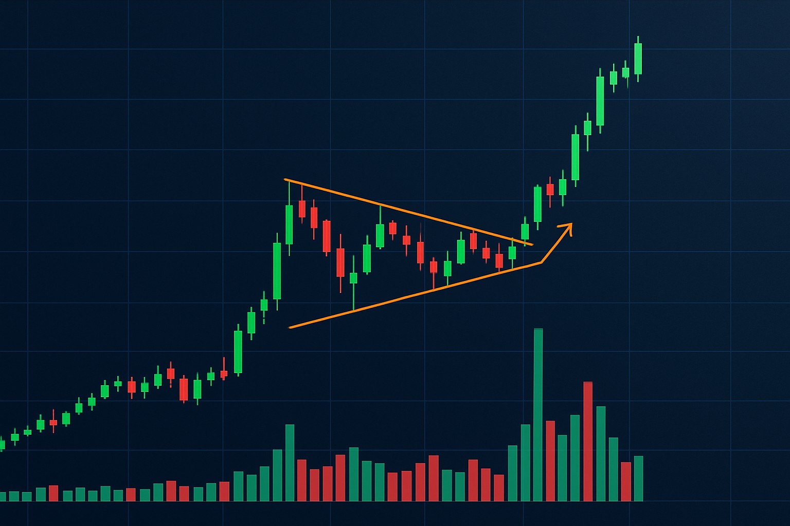 How to Spot a Bullish Pennant Formation on Charts