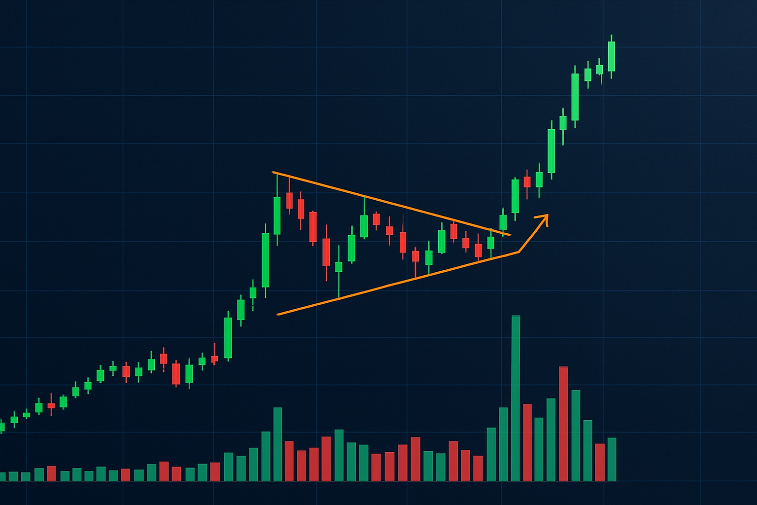 How to Spot a Bullish Pennant Formation on Charts