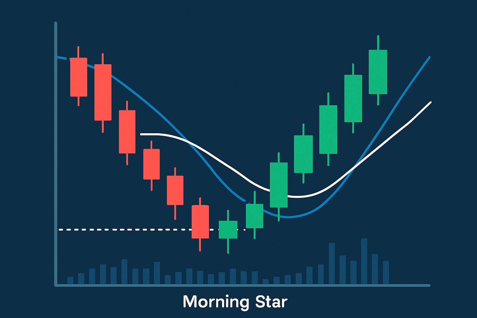 Morning Star Pattern Candlestick Formation