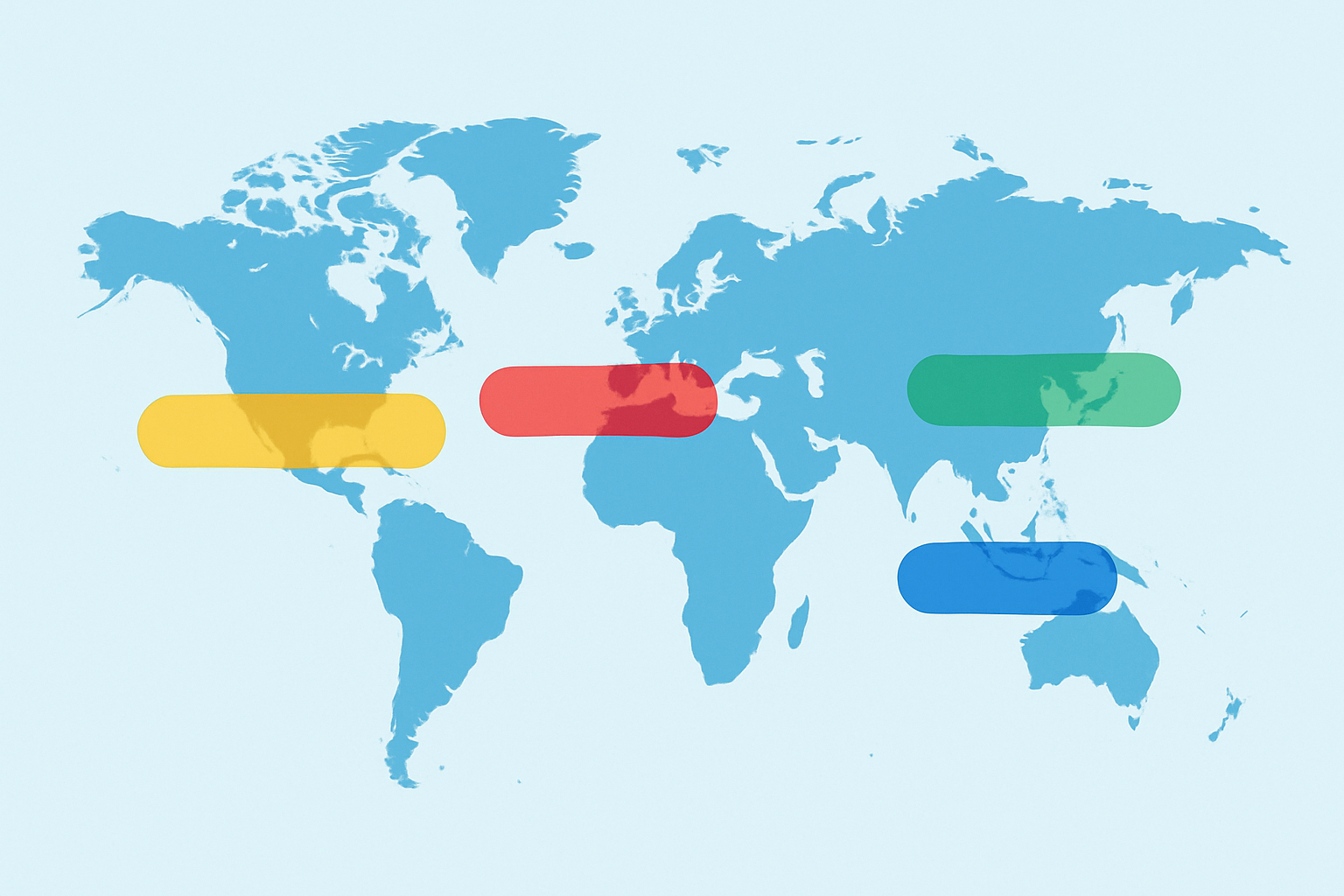 Global forex trading sessions visually mapped with their respective trading hours and overlaps