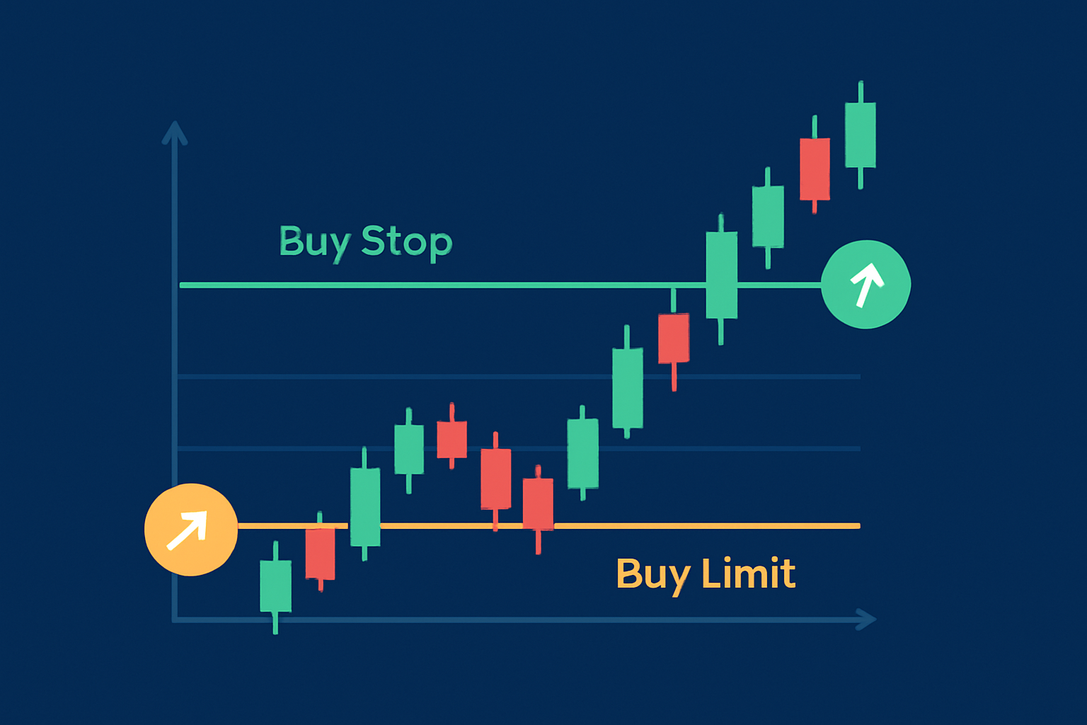 Buy limit vs buy stop - what's the difference?