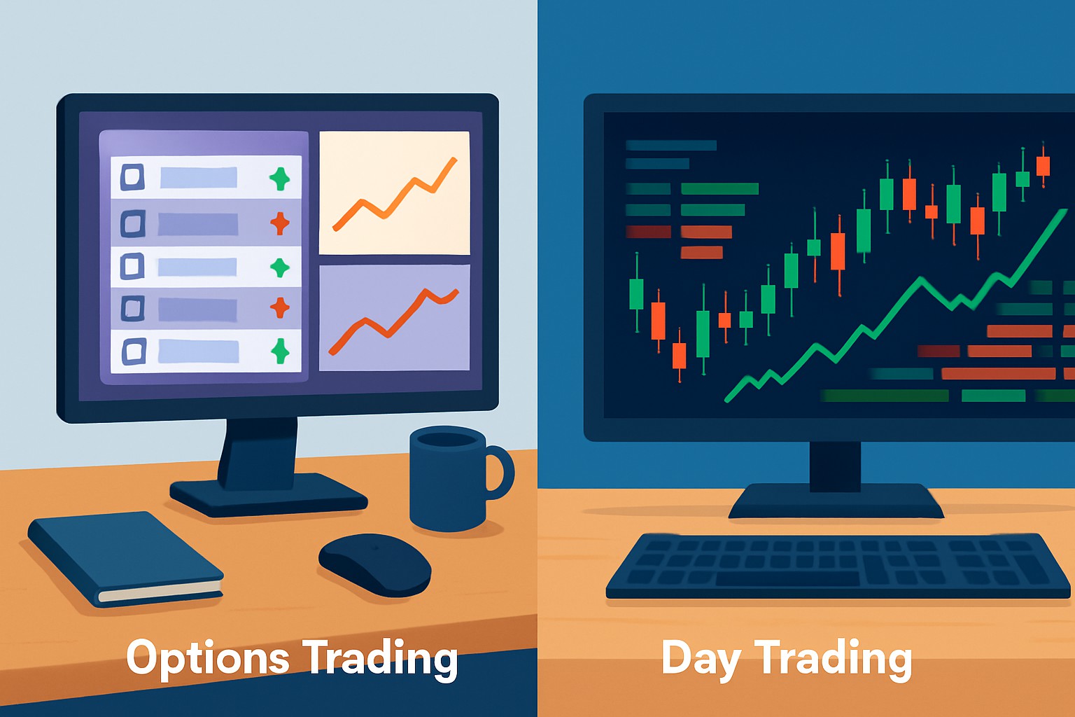 Options Trading vs Day Trading - Key Differences